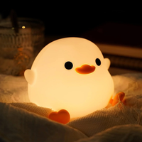 GlowDuck™ - silikonowa lampka nocna LED o ciepłym, kojącym świetle