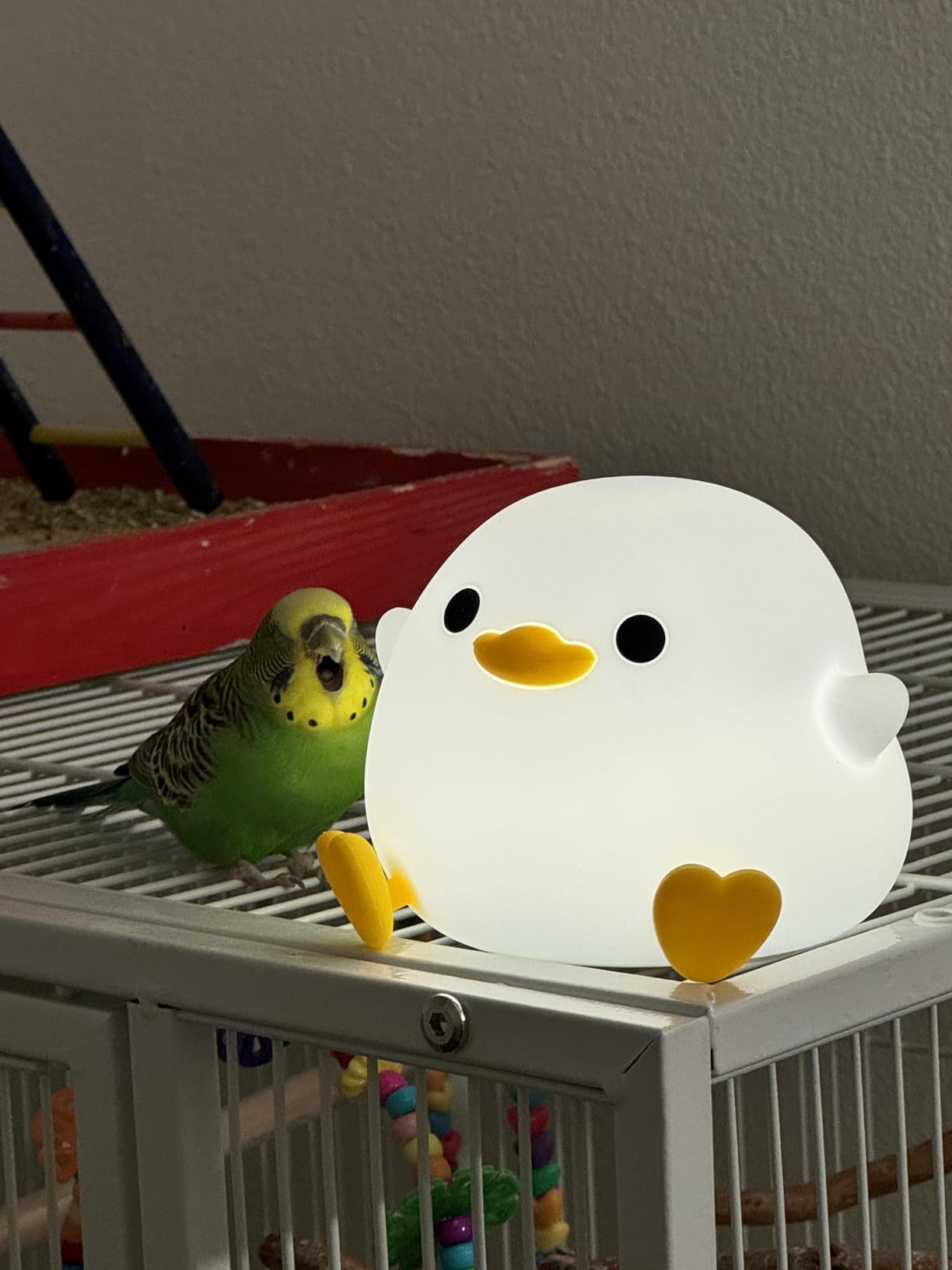 GlowDuck™ - silikonowa lampka nocna LED o ciepłym, kojącym świetle