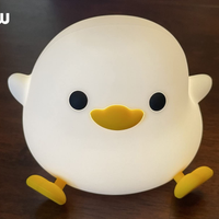 GlowDuck™ - silikonowa lampka nocna LED o ciepłym, kojącym świetle