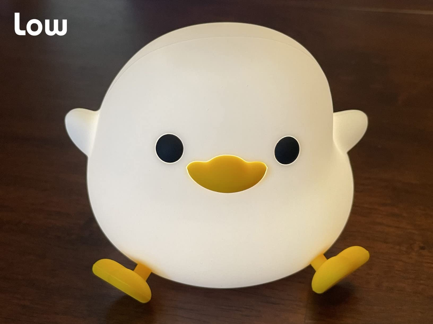 GlowDuck™ - silikonowa lampka nocna LED o ciepłym, kojącym świetle